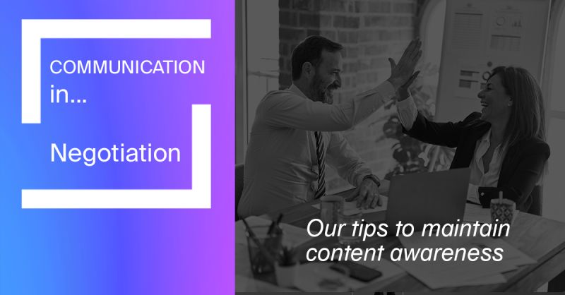 Communication in Negotiation