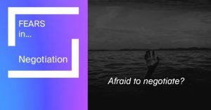 afraid to negotiate