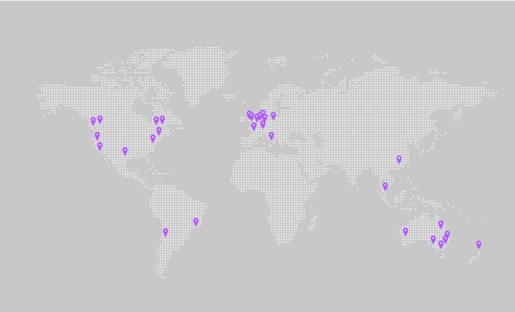 ENS world map drop points grey