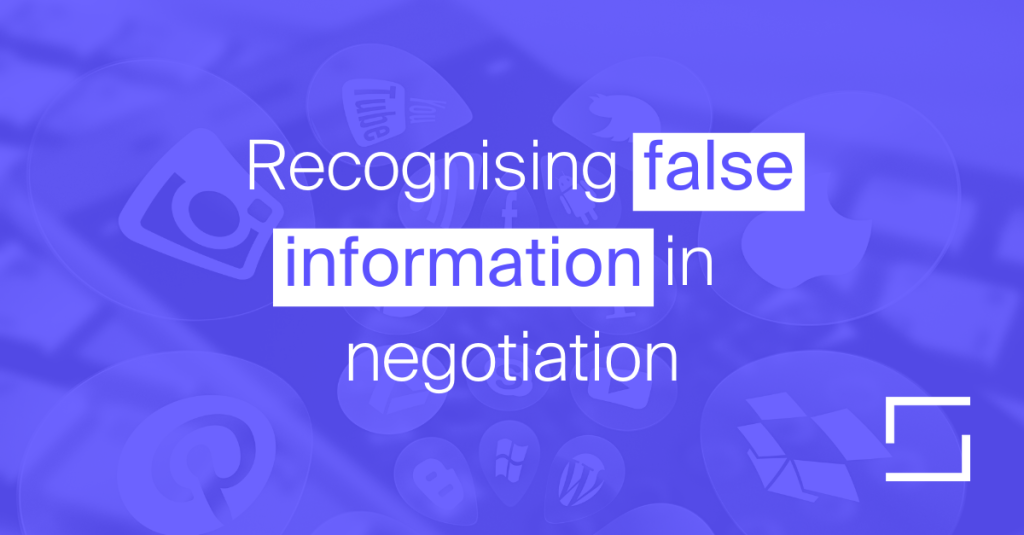 How to recognise false information